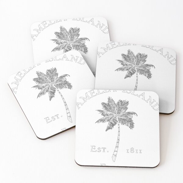 Item preview, Amelia Island Fernandina Beach Florida Vintage Pal designed and sold by VectAnik.