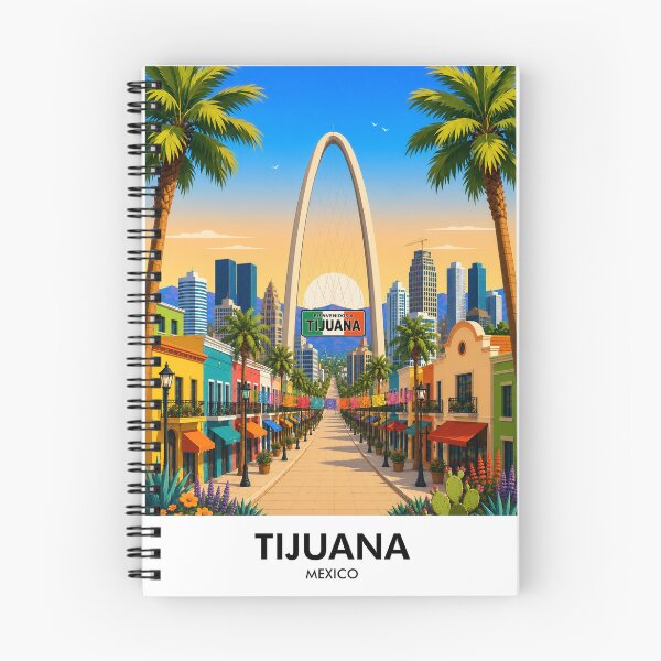 Item preview, Tijuana Travel Print designed and sold by HomeLivingCo.