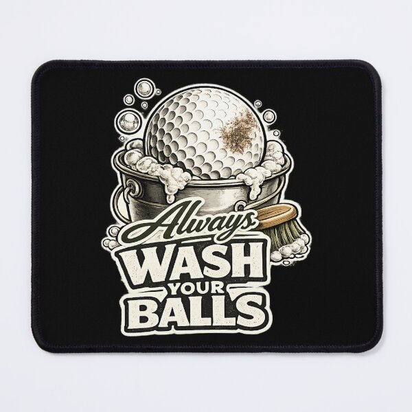 Item preview, Always Wash Your Balls Funny Golf T-Shirt | Dirty Golf Ball Humor Tee designed and sold by getpressedshirt.