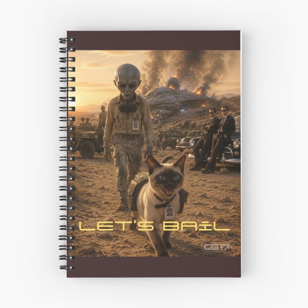 Item preview, Roswell Let's Bail - Alien Humor designed and sold by CG17s.