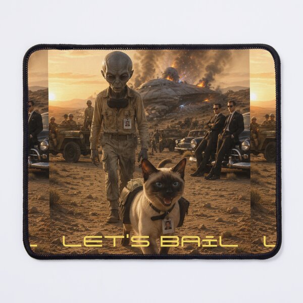 Item preview, Roswell Let's Bail - Alien Humor designed and sold by CG17s.