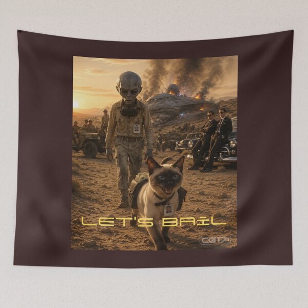 Artikelvorschau, Roswell – Raus hier! – Alien-Humor entworfen und verkauft von CG17s.