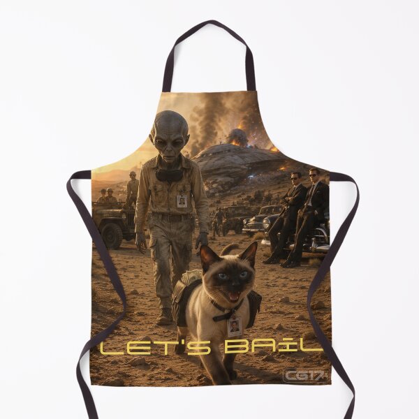 Item preview, Roswell Let's Bail - Alien Humor designed and sold by CG17s.