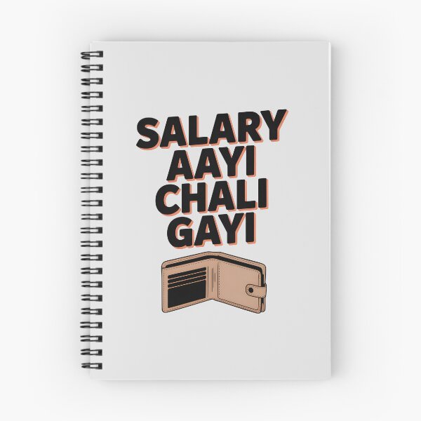 Item preview, Salary Aayi, Chali Gayi – Funny Salary Day Desi Quote Design designed and sold by Swati Art Shop.