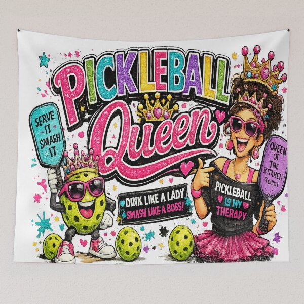 Item preview, Pickleball Queen designed and sold by DazzleKitty.