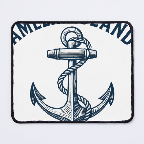 Item preview, Amelia Island Florida Nautical Anchor Vintage designed and sold by xyungchitto.