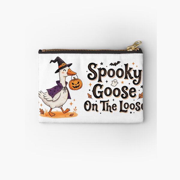 Item preview, Spooky Goose On The Loose Funny Halloween Silly Goose Art designed and sold by Angie-Atelier.