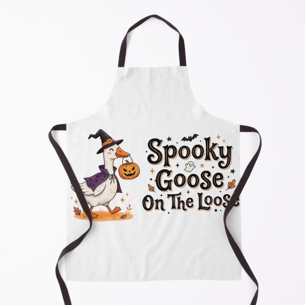 Item preview, Spooky Goose On The Loose Funny Halloween Silly Goose Art designed and sold by Angie-Atelier.