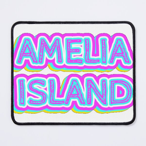 Item preview, Amelia Island Beach Retro Typography designed and sold by RumiZoJin.