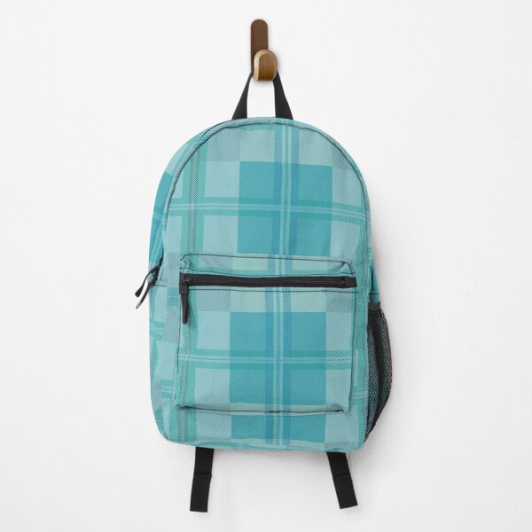 Item preview, Calm Blue and Turquoise Tartan Plaid Pattern designed and sold by Momoko-Hikaru.