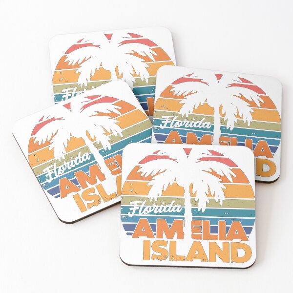 Item preview, Amelia Island Florida Retro Sunset designed and sold by xyungchitto.