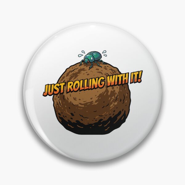 Item preview, Just Rolling With It Dung Beetle Comic Pop Art designed and sold by Arc2020.