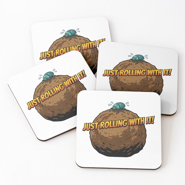 Item preview, Just Rolling With It Dung Beetle Comic Pop Art designed and sold by Arc2020.