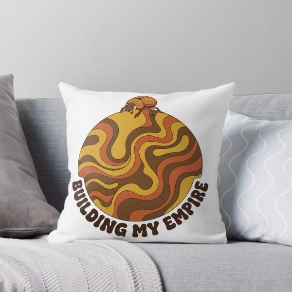 Item preview, Building My Empire Sarcastic Dung Beetle Retro Art designed and sold by Arc2020.