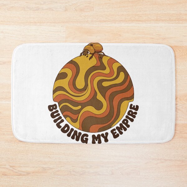 Item preview, Building My Empire Sarcastic Dung Beetle Retro Art designed and sold by Arc2020.