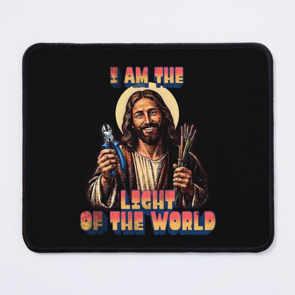 Item preview, Funny Electrician Jesus - Light Of The World Sparky  designed and sold by UTkiKK.