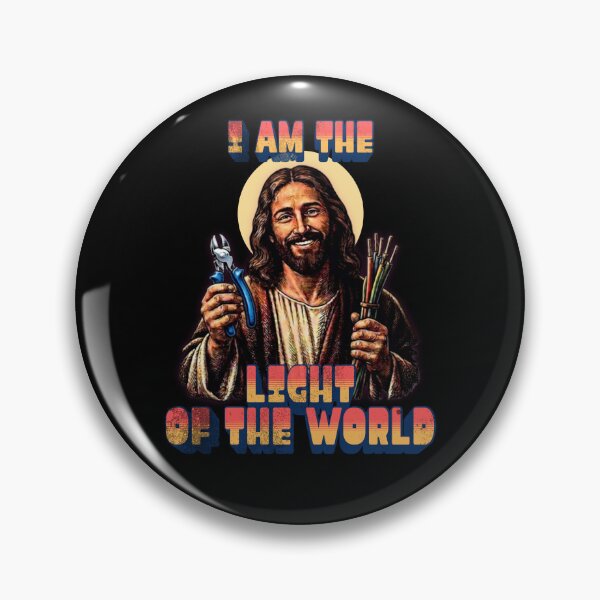 Item preview, Funny Electrician Jesus - Light Of The World Sparky  designed and sold by UTkiKK.