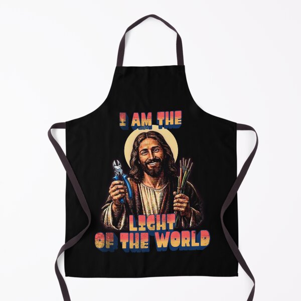Item preview, Funny Electrician Jesus - Light Of The World Sparky designed and sold by UTkiKK.