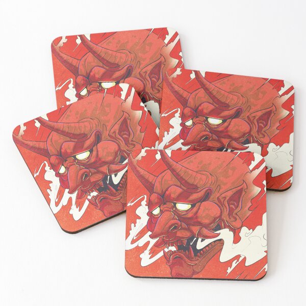 Item preview, Oni mask designed and sold by Djangle.