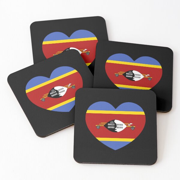 Item preview, Eswatini Flag Heart SZ designed and sold by shitpostee.