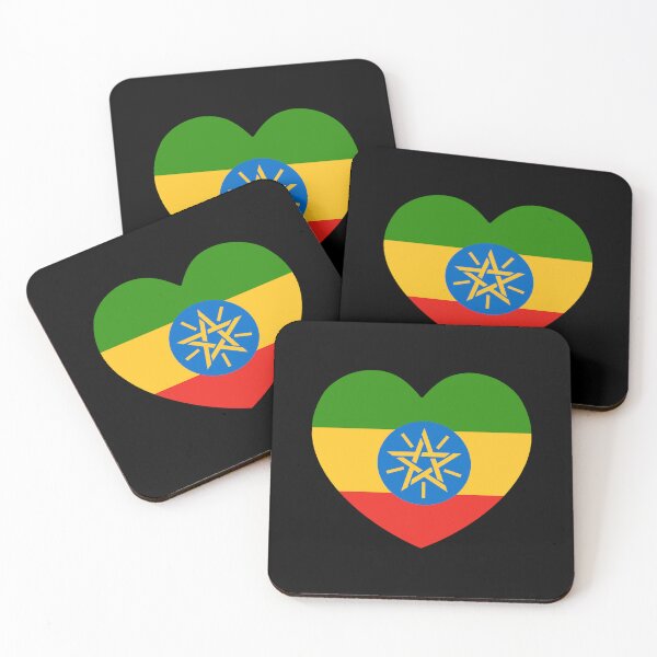Item preview, Ethiopia Flag Heart ET designed and sold by shitpostee.