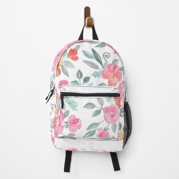 Artikelvorschau, Amelia Floral in Rosa und Pfirsich Aquarell entworfen und verkauft von OlivaHelen.