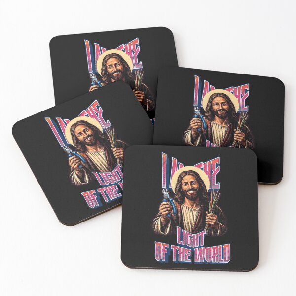 Item preview, Electrician Jesus - I Am The Light Of The World Retro designed and sold by UTkiKK.