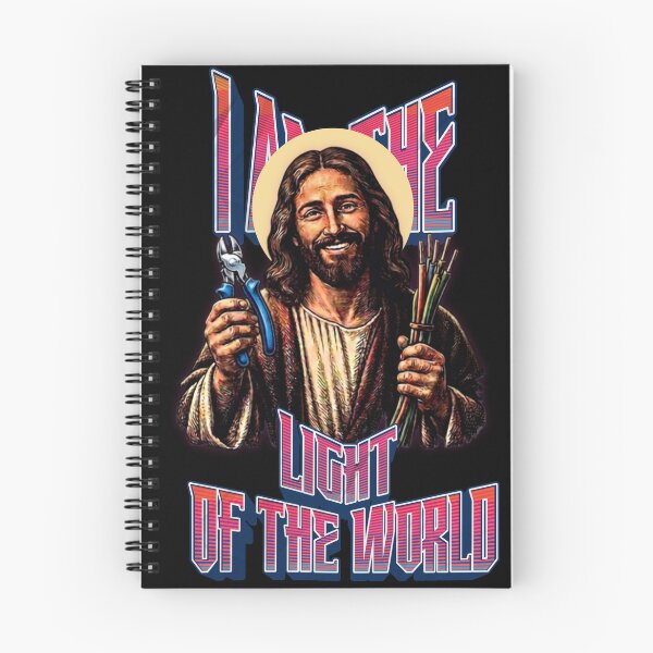 Item preview, Electrician Jesus - I Am The Light Of The World Retro designed and sold by UTkiKK.