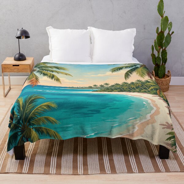 Item preview, Punta Cana Dominican Republic Vintage Travel Poster – Tropical Beach designed and sold by Bomax121.