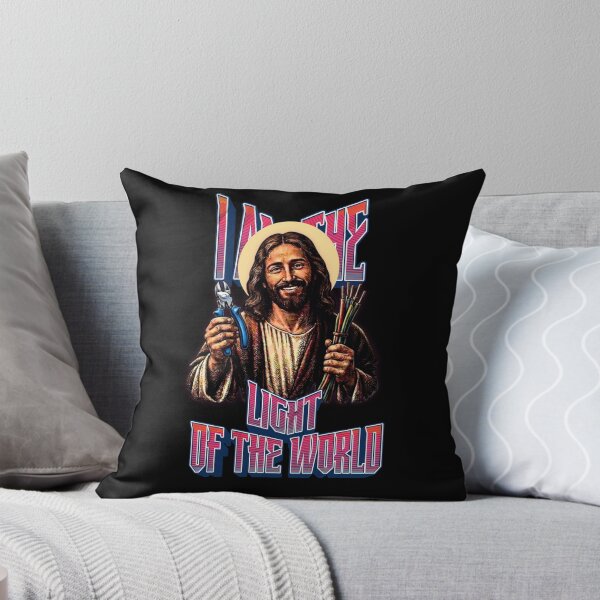 Item preview, Electrician Jesus - I Am The Light Of The World Retro designed and sold by UTkiKK.