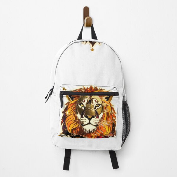 Item preview, Leo Fiery Golden Lion Zodiac designed and sold by Zodiac Celestial Art.