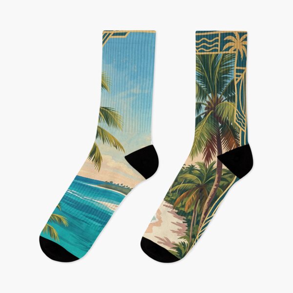 Item preview, Punta Cana Dominican Republic Vintage Travel Poster – Tropical Beach designed and sold by Bomax121.
