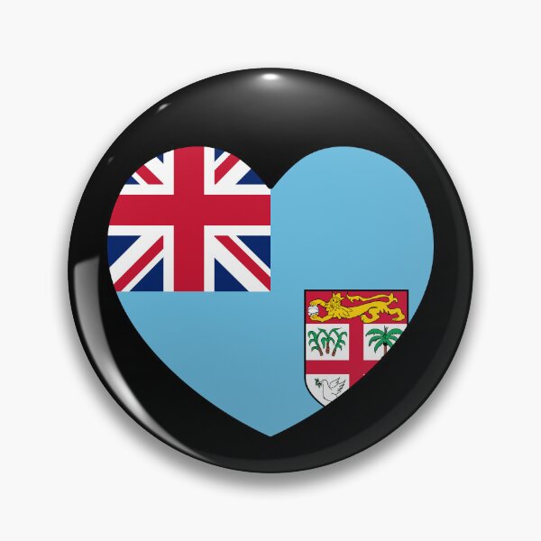 Item preview, Fiji Flag Heart FJ designed and sold by shitpostee.