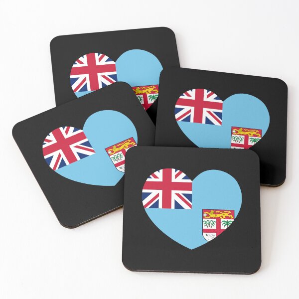 Item preview, Fiji Flag Heart FJ designed and sold by shitpostee.