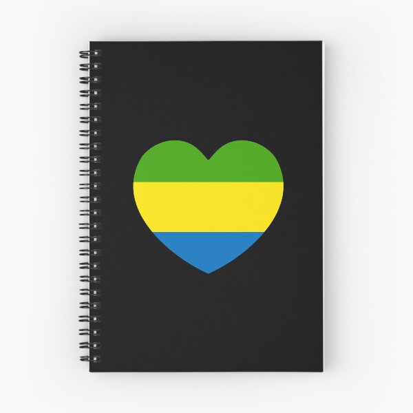 Item preview, Gabon Flag Heart GA designed and sold by shitpostee.