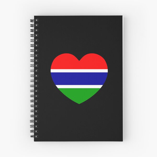 Item preview, Gambia Flag Heart GM designed and sold by shitpostee.