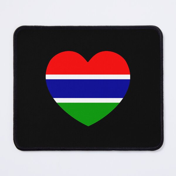 Item preview, Gambia Flag Heart GM designed and sold by shitpostee.