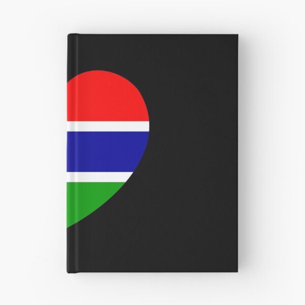 Item preview, Gambia Flag Heart GM designed and sold by shitpostee.