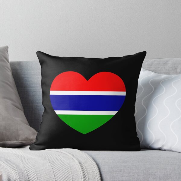 Item preview, Gambia Flag Heart GM designed and sold by shitpostee.