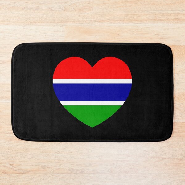 Item preview, Gambia Flag Heart GM designed and sold by shitpostee.