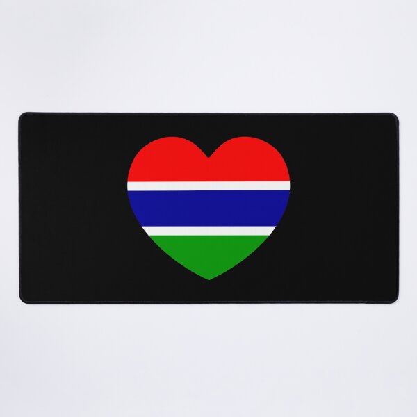Item preview, Gambia Flag Heart GM designed and sold by shitpostee.
