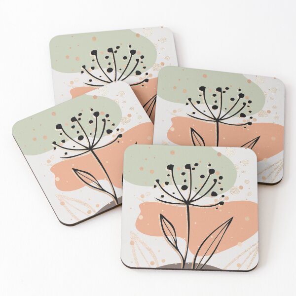 Item preview, Boho Abstract Dandelion 1 designed and sold by redrose12.