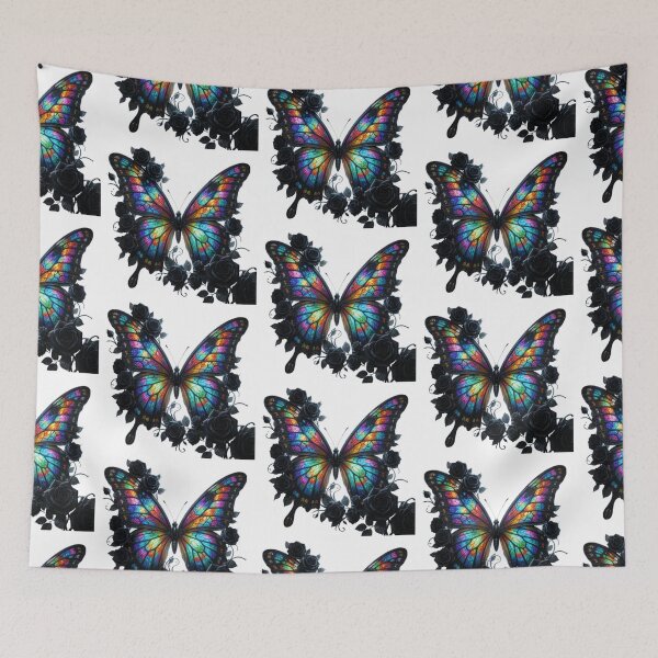 Item preview, Gothic Butterfly | Dark Fantasy Stained Glass Wings designed and sold by JanjjaSoulInk.