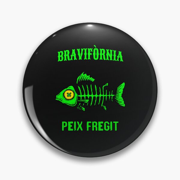 Item preview, BRAVIFÒRNIA - Peix Fregit (Neon Fish Skeleton Surf & Skate) designed and sold by TerradVents.