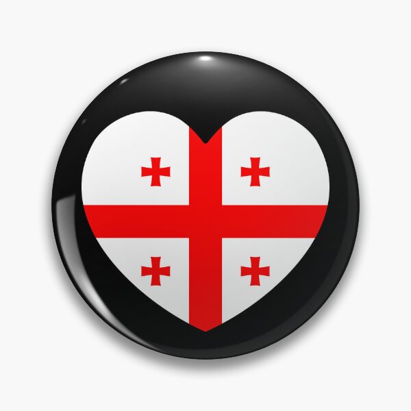 Item preview, Georgia Flag Heart GE designed and sold by shitpostee.