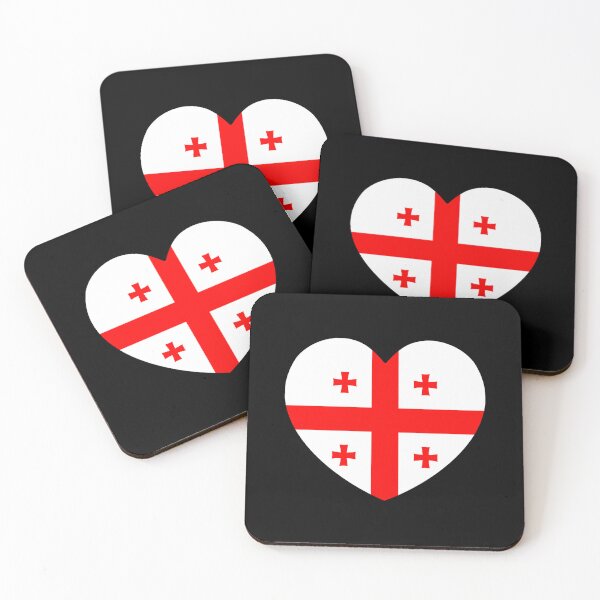 Item preview, Georgia Flag Heart GE designed and sold by shitpostee.