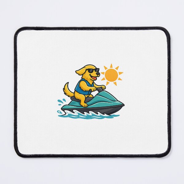 Item preview, Jetski Napkin - Golden Retriever designed and sold by NapkinStuff.