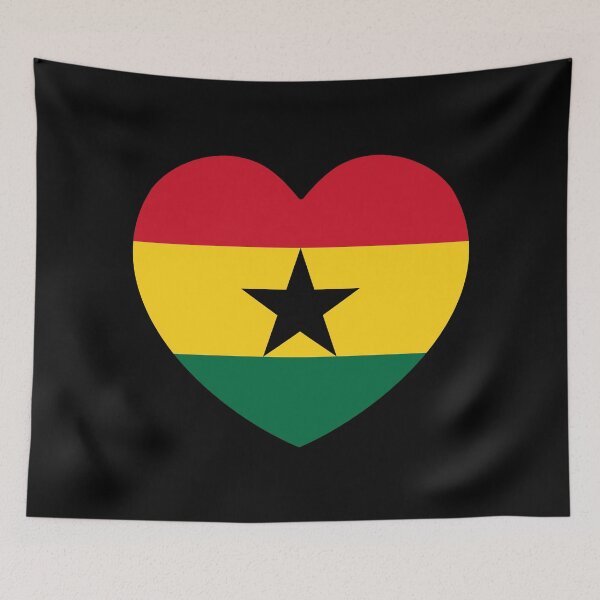 Item preview, Ghana Flag Heart GH designed and sold by shitpostee.