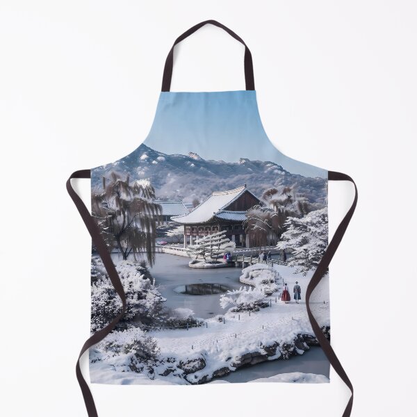Item preview, Gyeongbokgung Palace in Winter - Snowy Royal Heritage and Seoul Snowscape designed and sold by SOOstudio73.