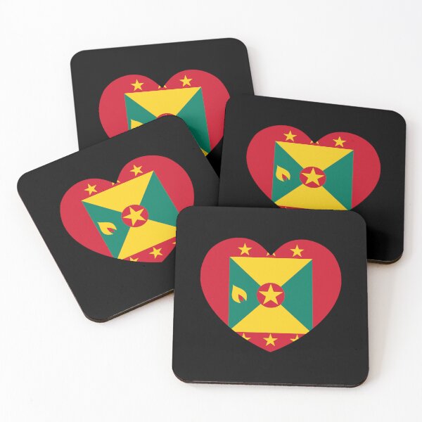 Item preview, Grenada Flag Heart GD designed and sold by shitpostee.